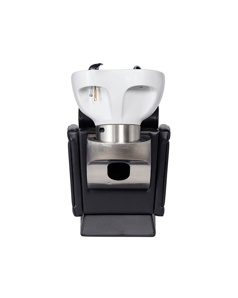 Zippy - Black washing unit - White basin